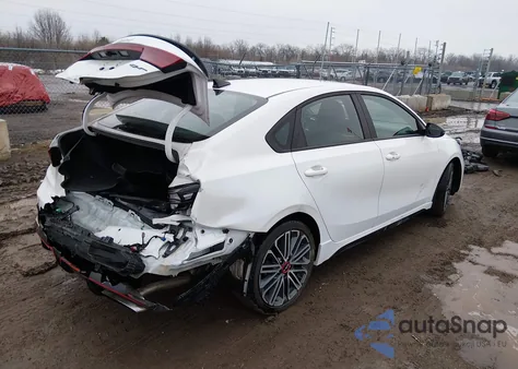 2022 Kia Forte Gt Manual from USA, damaged, VIN 3KPF44AC5NE424304